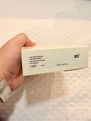 Cartera Montblanc Pequeña 4810 Negra Nueva