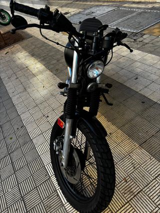 Yamaha SR250 Scrambler Negra - Homologada 2 Plazas