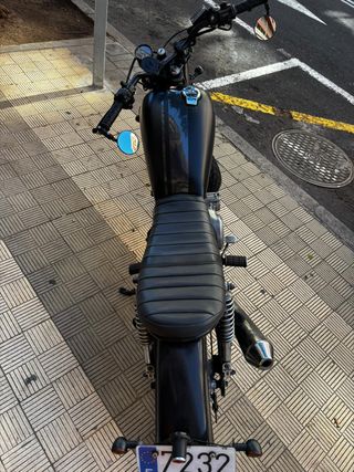 Yamaha SR250 Scrambler Negra - Homologada 2 Plazas