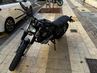 Yamaha SR250 Scrambler Negra - Homologada 2 Plazas
