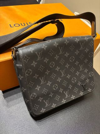 Bolso Louis Vuitton Bandolera Negro/Gris