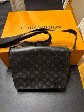 Bolso Louis Vuitton Bandolera Negro/Gris