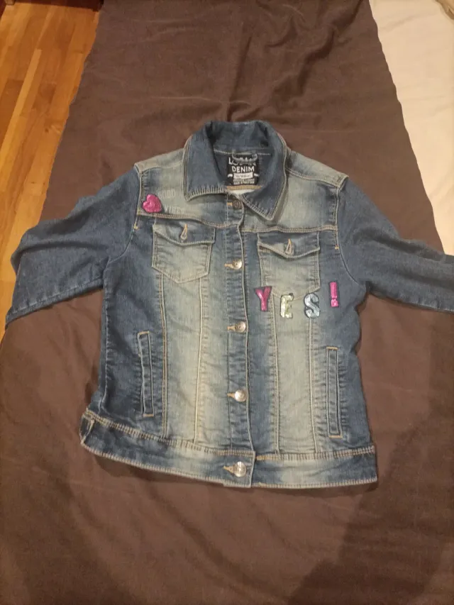 Chaqueta tejana niña T.10 (140cm)