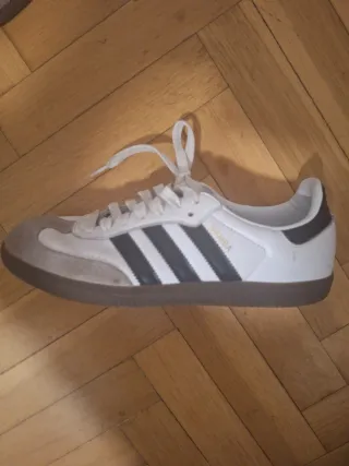 Adidas Samba Gris y Blanco