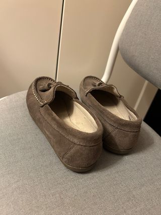 Mocasines de piel para niño Talla 30