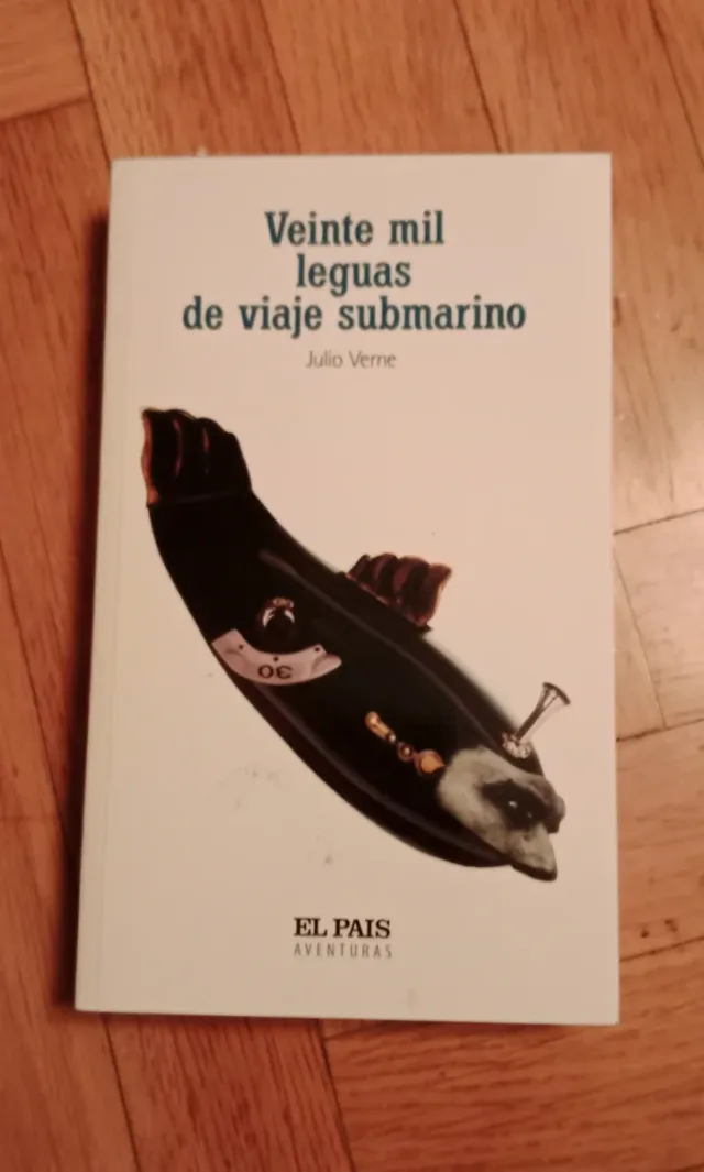 3x2 Libro Veinte mil leguas de viaje submarino