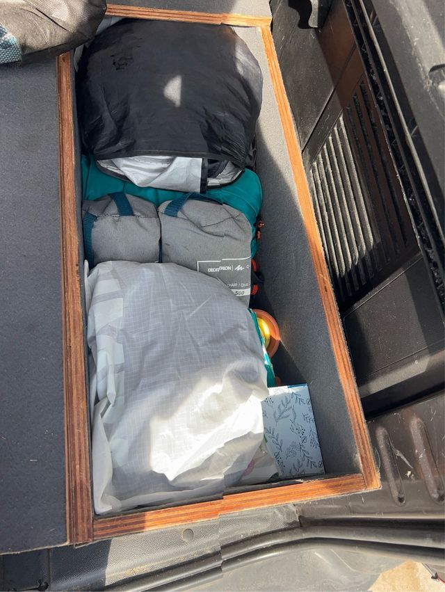 Mueble cama furgoneta camper