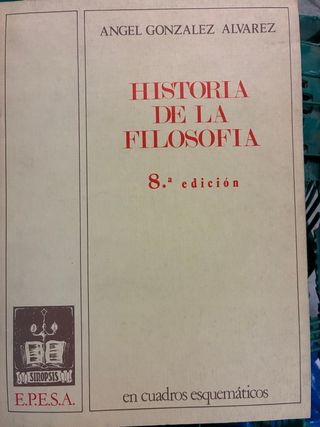 Historia de la filosofía 