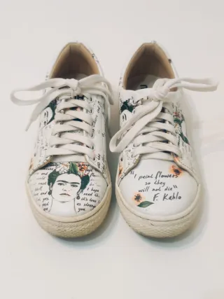 Zapatillas Frida Kahlo niña