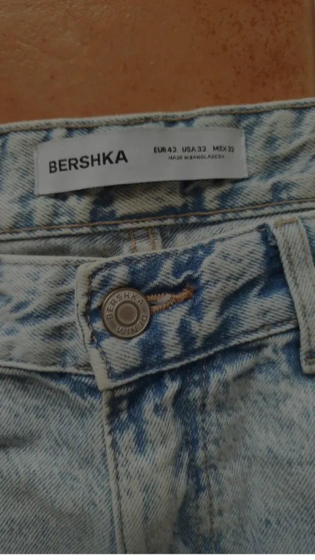 Vaqueros anchos hombre Bershka