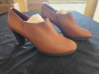 Botines Hispanitas Marrones Talla 40 Nuevos