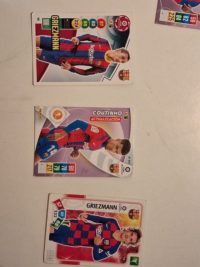 Cartas de fútbol Panini Adrenalyn XL