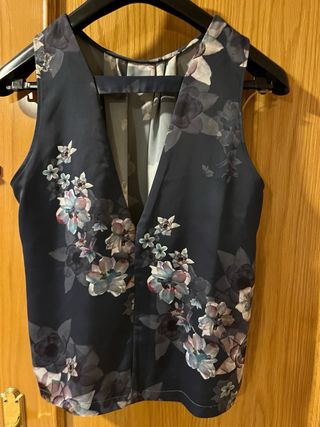 Blusa floral mujer