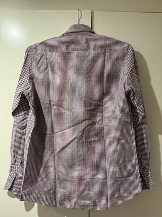 Camisa Massimo Dutti cuadros azul y rojo