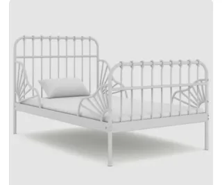 Cama infantil extensible blanca