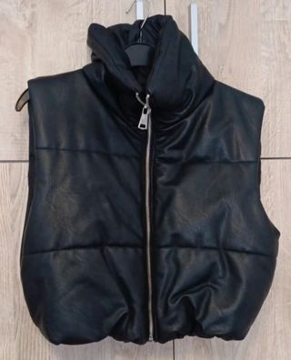 Chaleco acolchado negro