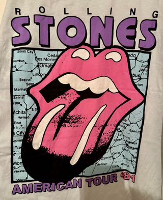 Camiseta Rolling Stones American Tour '81 XL