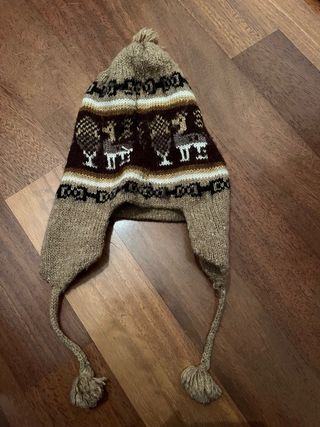 Berretto peruviano lana con pon pon