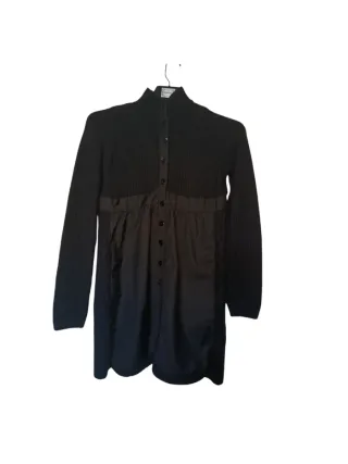 Cárdigan largo tipo vestido Adolfo Domínguez negro