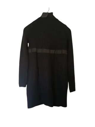 Cárdigan largo tipo vestido Adolfo Domínguez negro