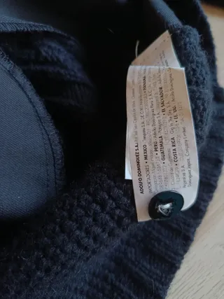 Cárdigan largo tipo vestido Adolfo Domínguez negro