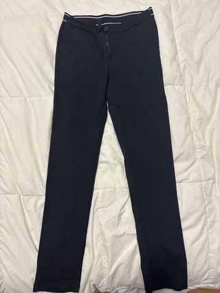 Pantalón vestir elástico negro