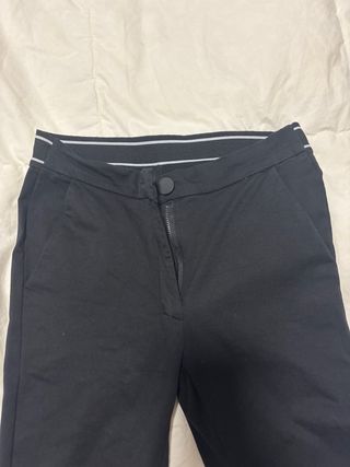 Pantalón vestir elástico negro