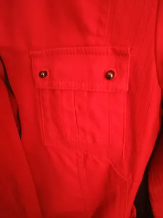 Chaqueta Zara Roja Talla XS