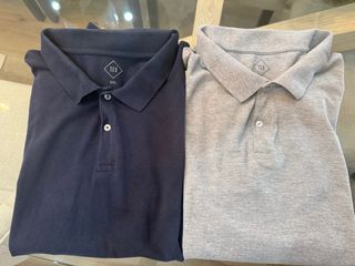 Lote 2 polos manga larga talla 5XL