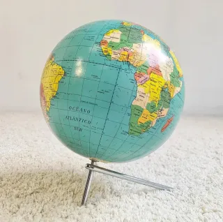 Globo terráqueo Dalmau Carles Pla. Vintage, 50s.