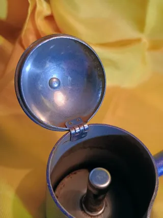 Caffettiera moka blu