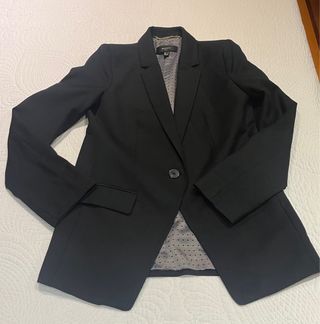 Blazer Negro Mango Talla S