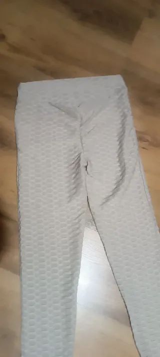 Leggings crema talla M