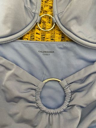 Bikini Calzedonia Azul con Aros