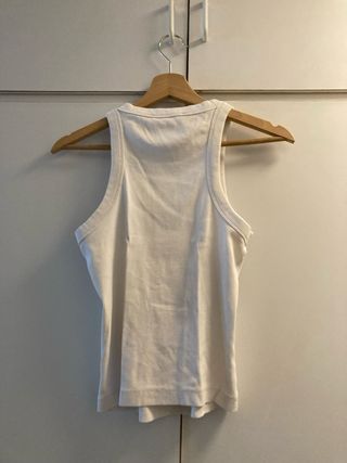Top sin mangas Mango blanco Talla S