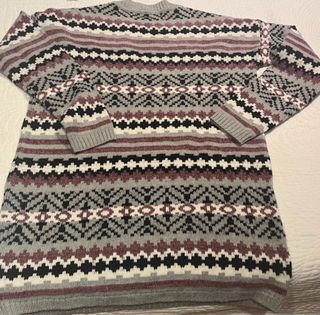 Jersey largo estampado escandinavo Talla M