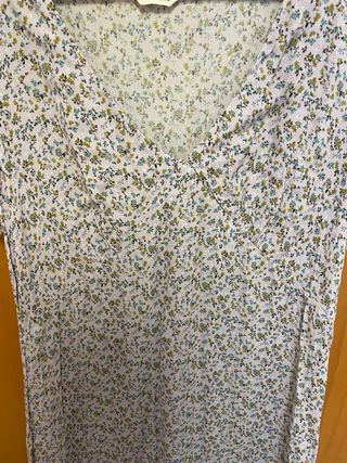 Vestido floral lila