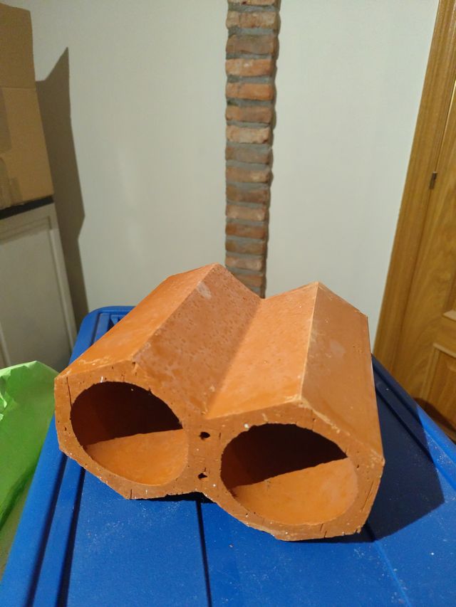 Botellero terracota doble, 40 unidades.