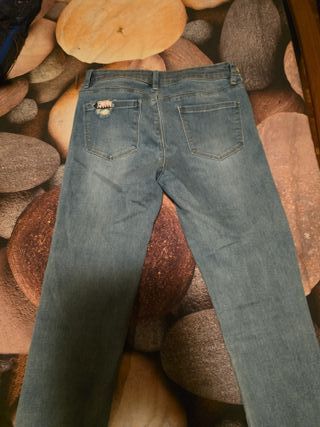 Pantalon Vaqueros juveniles con parches