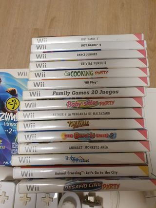 Consola Nintendo Wii + Accesorios y Juegos