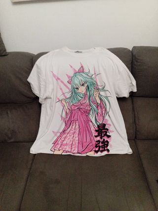 Camiseta Anime Mujer Talla Única