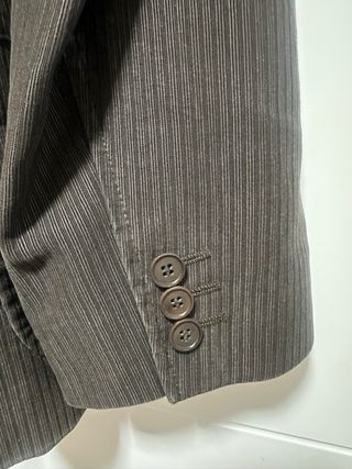 Chaqueta americana de pana marrón