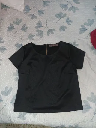 Blusa negra mujer talla M
