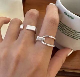 Anillo plata ajustable