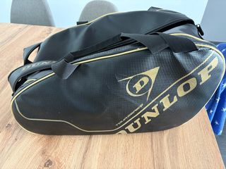 Paletero Dunlop Tour Series Negro/Dorado
