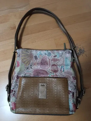 Bolso Anekke dorado y multicolor