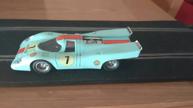 Coches Scalextric Rojo y Azul