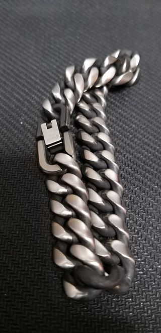 Pulsera esclava hombre acero inoxidable