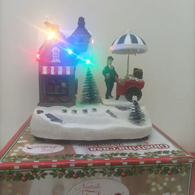 Giostrina Casa Invernale con Carretto