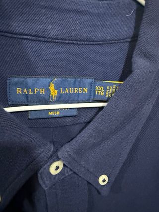 Camisa Polo Ralph Lauren Talla XXL Azul